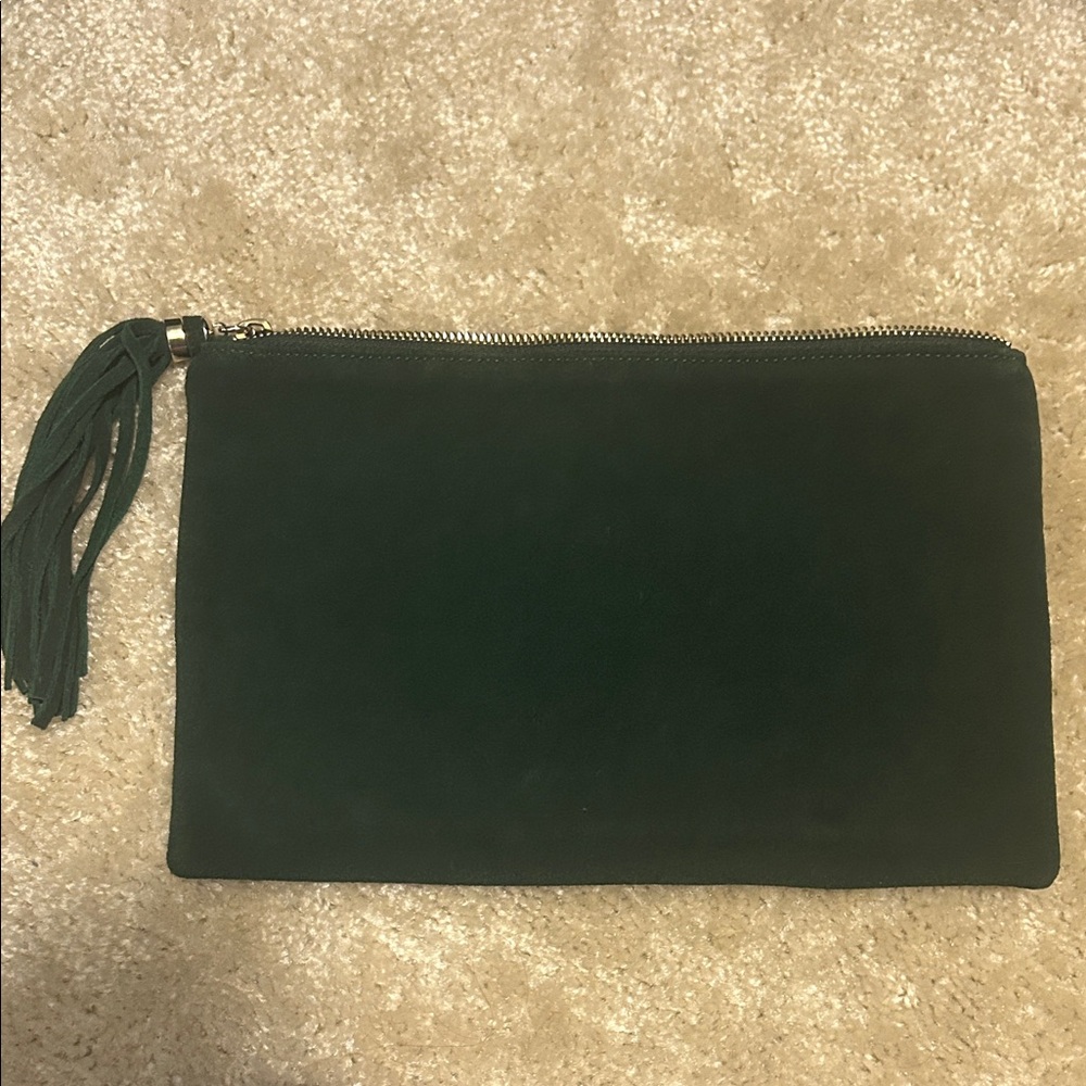 Elegant Green Clutch Bag